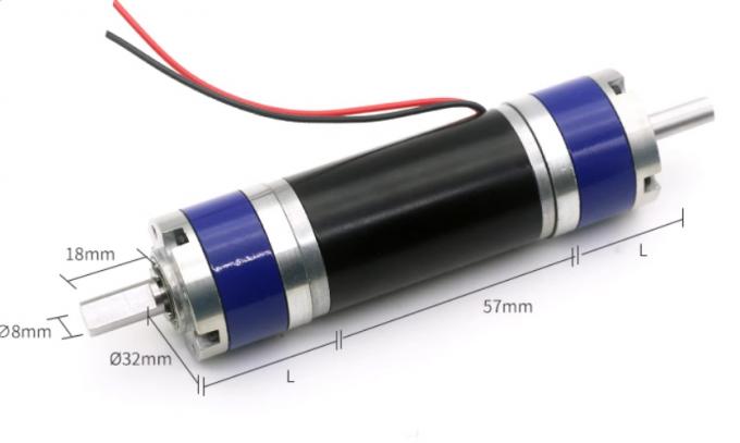 24V Double-Ended Planetary Gearbox Torsi Tinggi PG32-31ZY-PG 24V Micro DC Deceleration Motor 2
