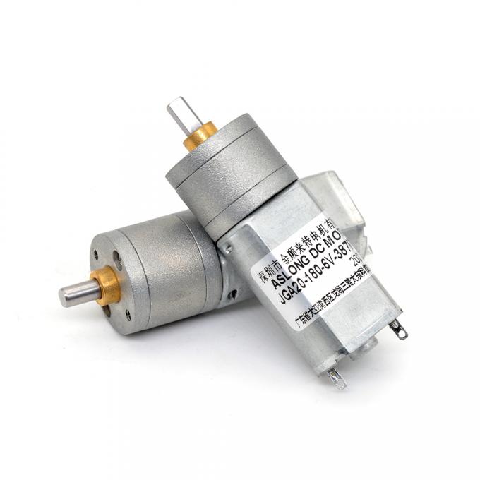 12V DC Reduction Micro Motor JGA20-180 Micro DC Reduction Motor Permanent Magnet Kecepatan rendah 9