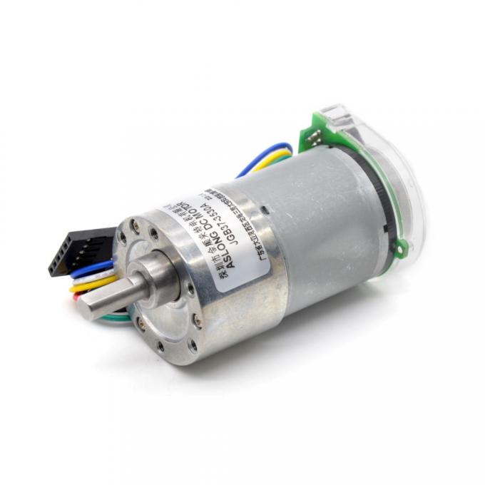 Torsi Tinggi 24V 59RPM JGB37-3530A Torsi Tinggi Kecepatan Rendah DC Gear Motor Listrik 37mm 17