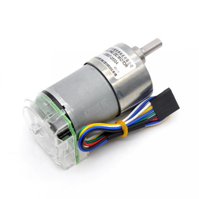 Torsi Tinggi 24V 59RPM JGB37-3530A Torsi Tinggi Kecepatan Rendah DC Gear Motor Listrik 37mm 20