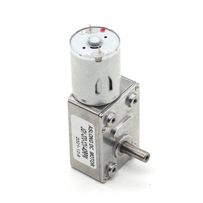 ASLONG JGY-370 37mm 6/12/24V Miniatur DC Worm Gear Reducer Motor Dengan Self-Locking Motor Kecepatan Rendah