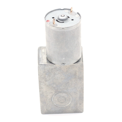 ASLONG JGY-370 37mm 6/12/24V Miniatur DC Worm Gear Reducer Motor Dengan Self-Locking Motor Kecepatan Rendah