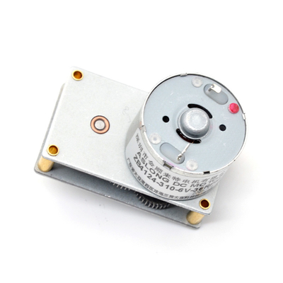 ASLONG Valve Motor ZB4124-310 Mini DC Motor Kecepatan Rendah 6V 37RPM Metal Gear 6V Dc Gear Motor D Shaft