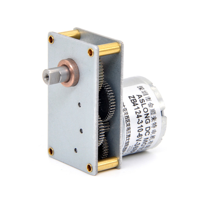 ASLONG Valve Motor ZB4124-310 Mini DC Motor Kecepatan Rendah 6V 37RPM Metal Gear 6V Dc Gear Motor D Shaft