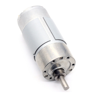 ASLONG JGB37-555 12/24V 10-1280RPM 550rpm Motor Pengurangan Torsi Tinggi Mini DC Motor Pengurangan 37mm Motor Kecil