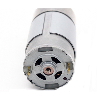 ASLONG JGB37-555 12/24V 10-1280RPM 550rpm Motor Pengurangan Torsi Tinggi Mini DC Motor Pengurangan 37mm Motor Kecil