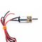 ASLONG JGA12-N20 Custom Threaded Shaft dengan Wire Lead 6V 10-1500RPM Micro DC Reduction Motor Brushed DC Motor