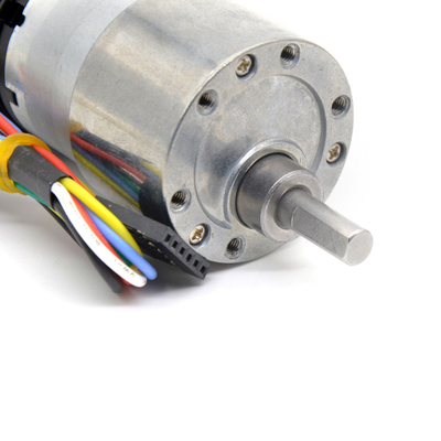 Hall Encoder DC deceleration motor dengan penutup belakang JGB37-520GB Dc Gear motor 12v dengan encoder Mini Dc motor dengan encoder