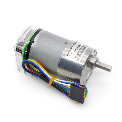 Micro DC Low-Speed Small Motor 12V/24V JGB37-3530A Optoelectronic Encoder Pengendalian Motor 24v Dc Motor Encoder