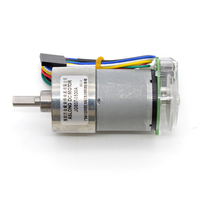 Micro DC Low-Speed Small Motor 12V/24V JGB37-3530A Optoelectronic Encoder Pengendalian Motor 24v Dc Motor Encoder