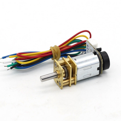 Dc Motor Encoder Gear JGA12-N20B Metal Gear Dc Motor Dengan Encoder Dc Gear Motor 6v