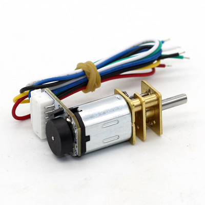 Dc Motor Encoder Gear JGA12-N20B Metal Gear Dc Motor Dengan Encoder Dc Gear Motor 6v