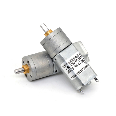 Kecepatan rendah Dc Motor Gear Motor Dc 12v Kecepatan rendah JGA20-180 6v Untuk 12v Dc Motor