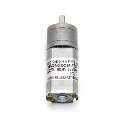 Kecepatan rendah Dc Motor Gear Motor Dc 12v Kecepatan rendah JGA20-180 6v Untuk 12v Dc Motor