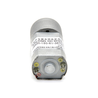 Kecepatan rendah Dc Motor Gear Motor Dc 12v Kecepatan rendah JGA20-180 6v Untuk 12v Dc Motor