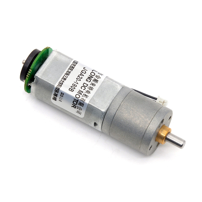 Brush Motor Encoder JGA20-180B 12V 21RPM 1:374 12v Dc Motor Dengan Encoder Micro Dc Gear Motor Dengan Encoder