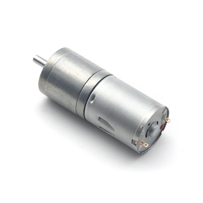 Torsi Tinggi Motor Listrik Kecepatan Tinggi JGA25-370 24V 7.5RPM 25mm Dc Motor Kecepatan Rendah