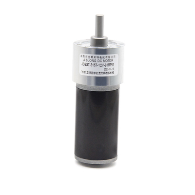Motor Gearbox Mikro Kecil JGB37-3157 24V 61RPM 1:131 Gear Kecepatan Rendah Kebisingan Rendah Micro Motor Dc