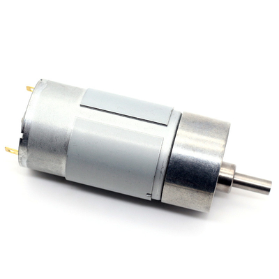 Torsi Tinggi Micro Planetary Gear Motor 24V 6000RPM Motor DC Dengan Dia 37mm Reductor