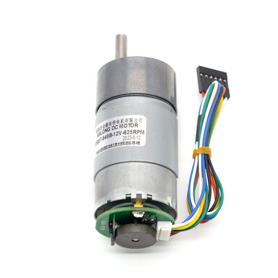 2000 RPM Metal Speed ​​Reduction Gear Motor Torsi Tinggi 24V DC Dengan Encoder