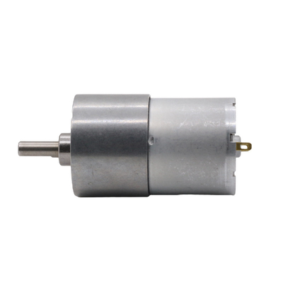 ASLONG JGB37-3530 12/24V 33-265RPM DC Brushed DC Reduction Motor Center Output Gearbox Motor Kecepatan Rendah