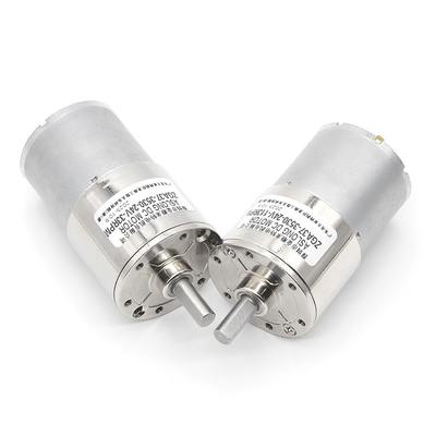 Mini DC gear motor 37mm ZGA37-3530 12V 24V center output gearbox motor berkecepatan rendah