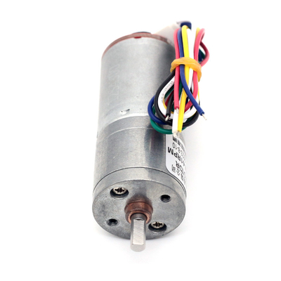 6v 12v 25mm Brushed DC Gear Motor Encoder JGA25-370B Torsi Tinggi 25mm Brushed DC Gear Motor