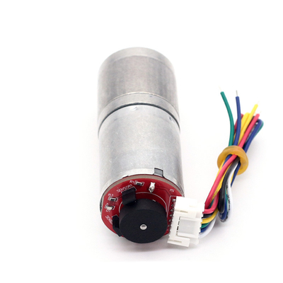 6v 12v 25mm Brushed DC Gear Motor Encoder JGA25-370B Torsi Tinggi 25mm Brushed DC Gear Motor