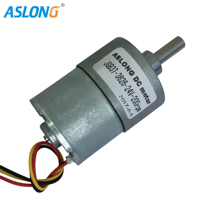 Brushless 24 volt dc planetary geared motor 29mm JGB37-3626 BLDC