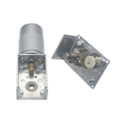 58mm * 40mm pmdc DC Worm Gear Motors Torsi Tinggi 12V 24V 40rpm
