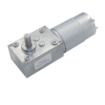 58mm * 40mm pmdc DC Worm Gear Motors Torsi Tinggi 12V 24V 40rpm